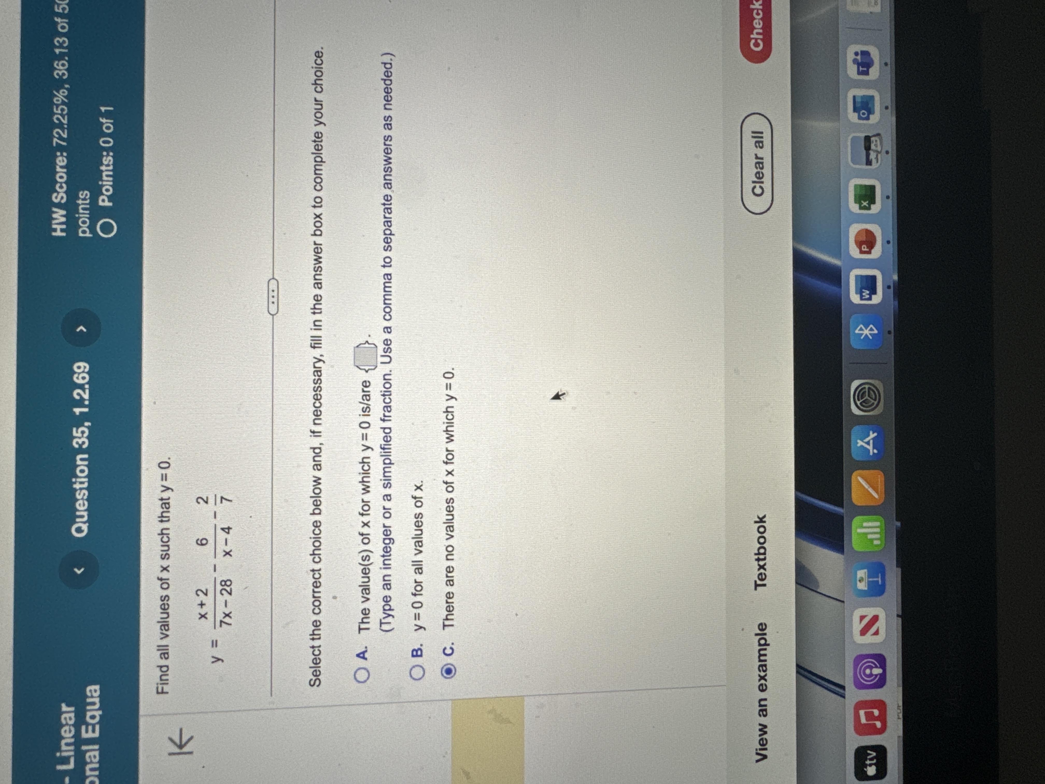 Solved Find all values of x ﻿such that | Chegg.com