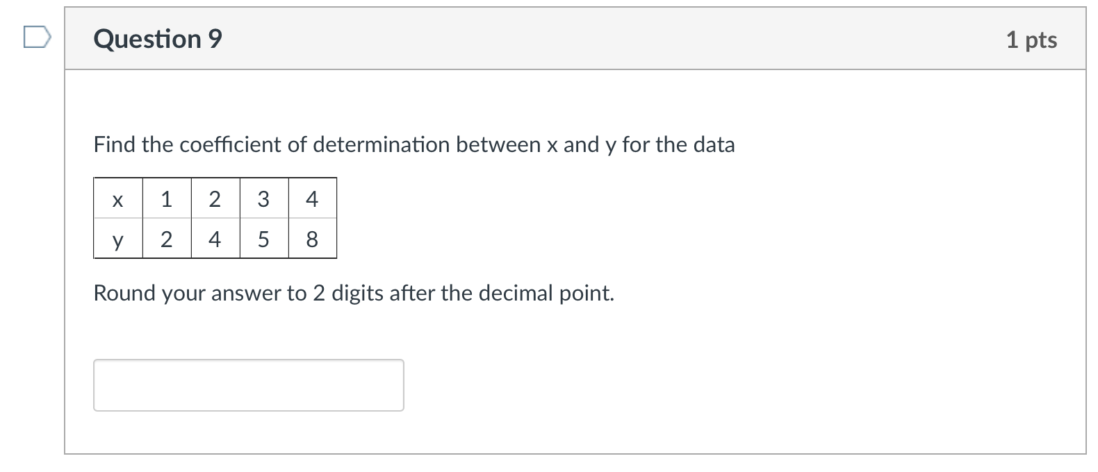 Solved Question 9 1 pts Find the coefficient of | Chegg.com