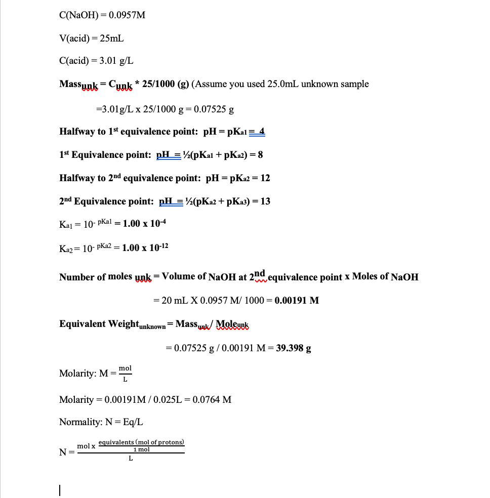 Solved How to calculate the Normality for the above data? | Chegg.com