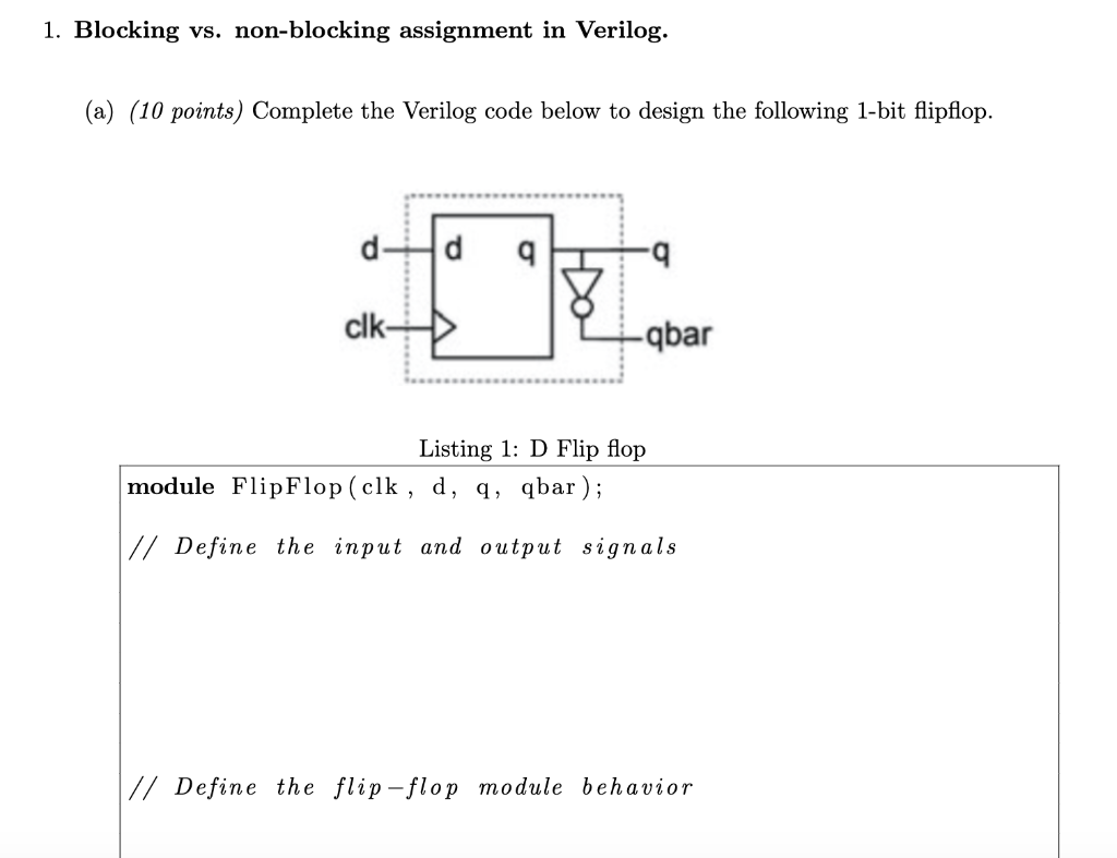 solved-1-blocking-vs-non-blocking-assignment-in-verilog-chegg