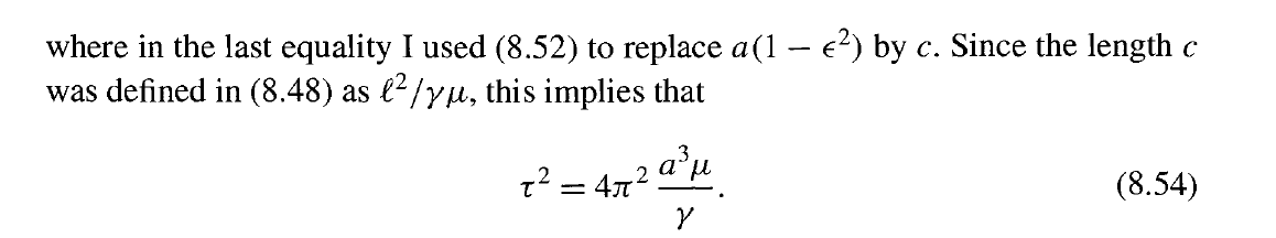 Solved The Orbital Period; Kepler's Third Law We can now | Chegg.com