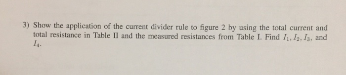 Solved 3) Show the application of the current divider rule | Chegg.com