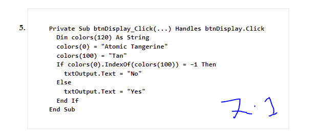 BIS-344: Visual Basic Net Programming Must be an | Chegg.com