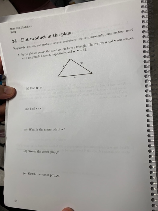 Solved Math 180 Worksheets W24 Keywords: wedors, dot | Chegg.com