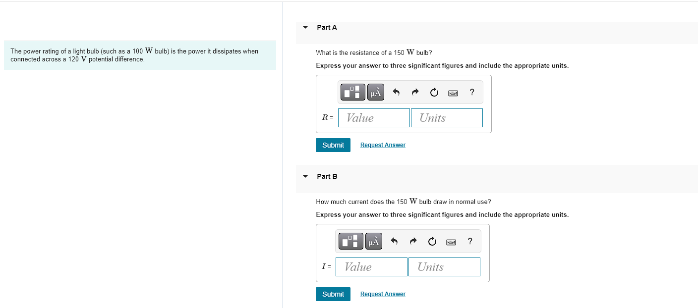 Solved The power rating of a light bulb (such as a 100 W