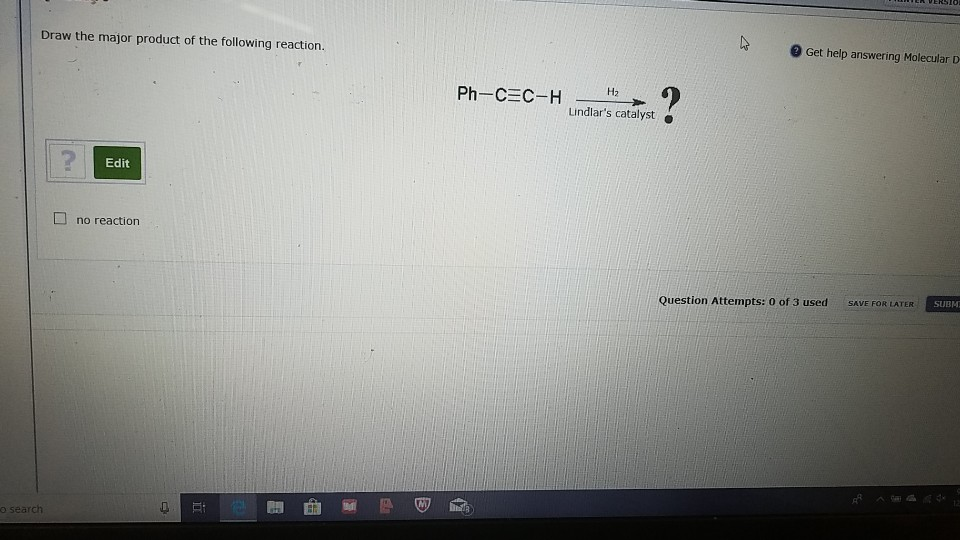 Solved Predict the major product of the following process: | Chegg.com