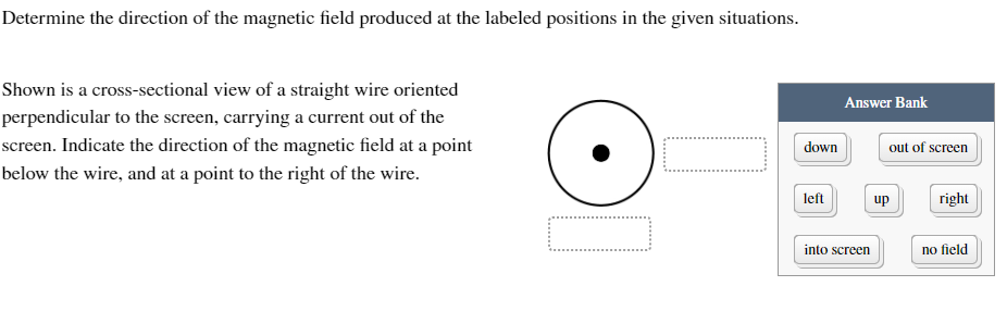 Solved Determine the direction of the magnetic field | Chegg.com