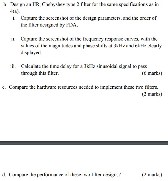 4. Design Filters Using Filter Design And Analysis | Chegg.com