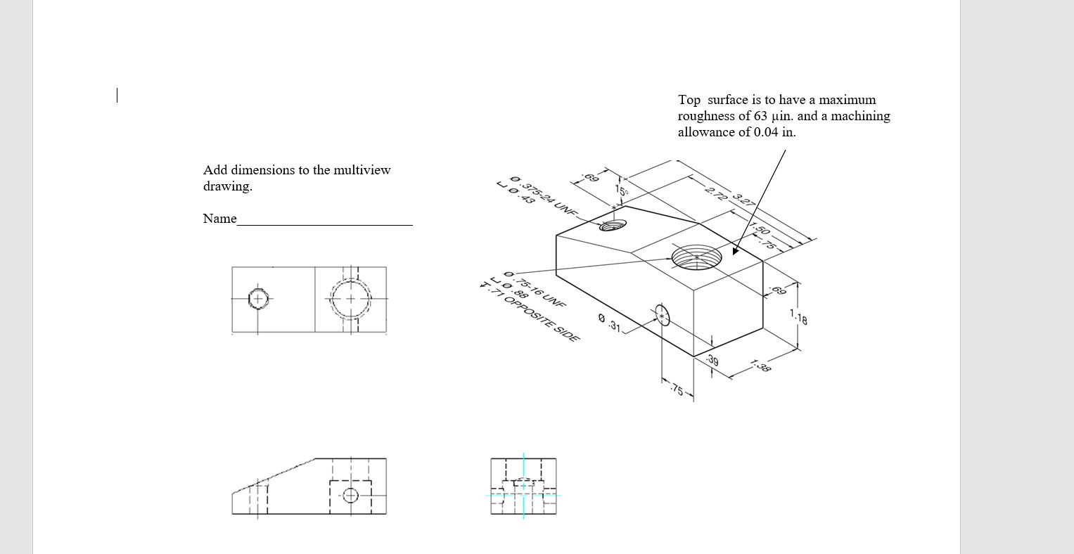 63 Uin Rms Solved Top surface is to have a maximum roughness of 63 uin. | Chegg.com
