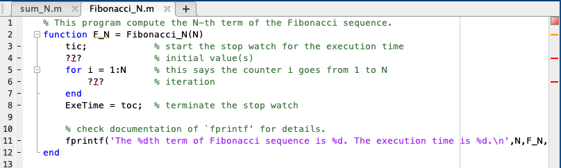 2 sum_N.m x Fibonacci_N.m x + % This program compute the N-th term of the Fibonacci sequence. function E_N = Fibonacci_N(N) t