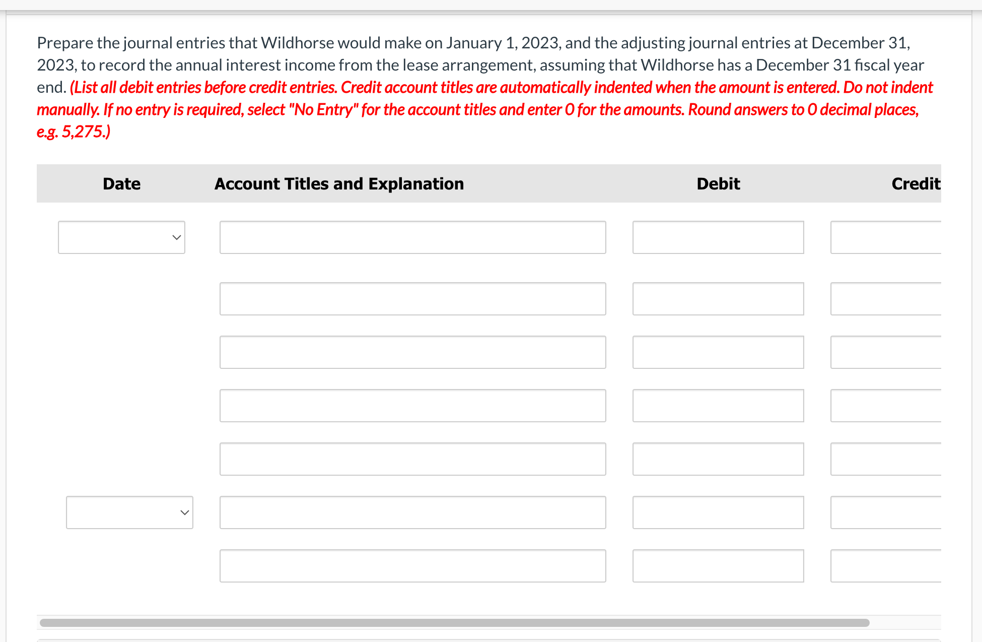 Solved On January 1, 2023, Bramble Ltd. entered into an | Chegg.com