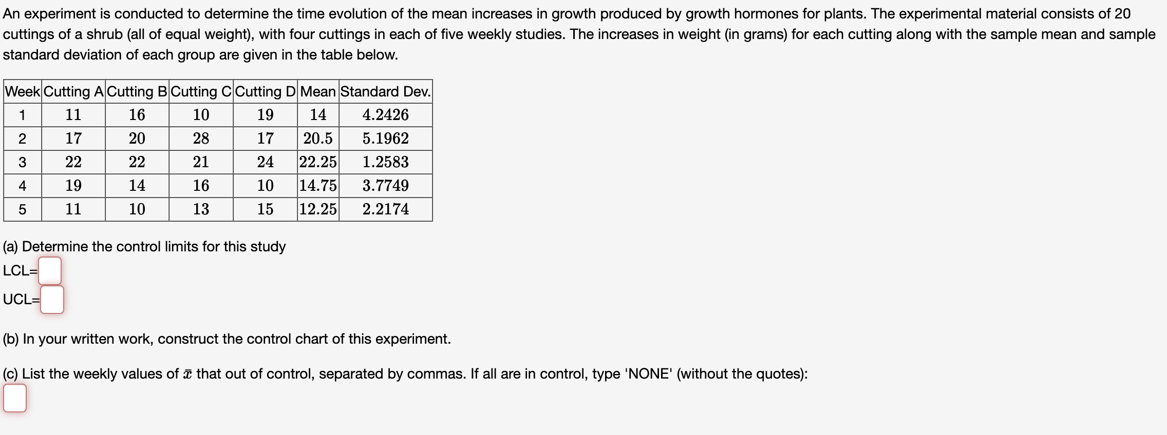 Solved An experiment is conducted to determine the time | Chegg.com