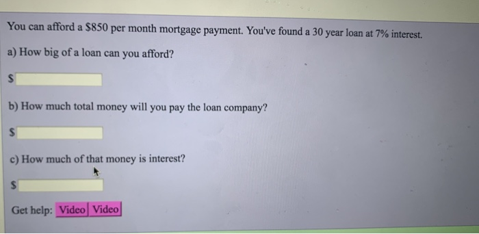 how big a mortgage can i afford