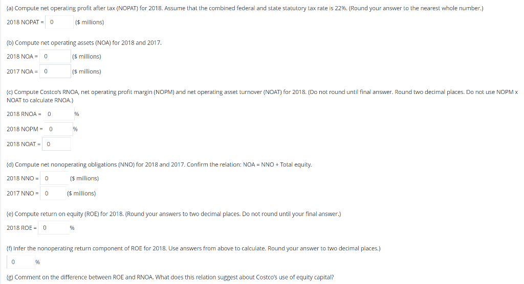 Analysis And Interpretation Of Profitability Balance Chegg 