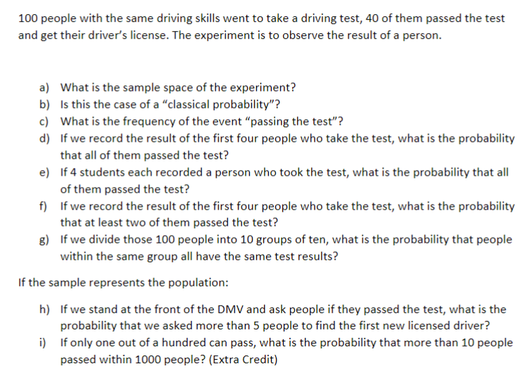 solved-100-people-with-the-same-driving-skills-went-to-take-chegg