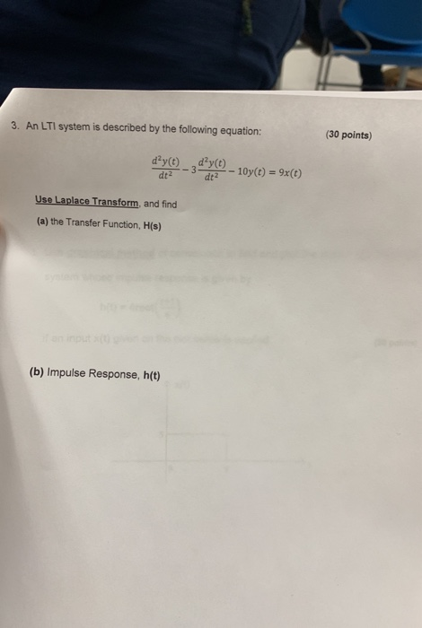 Solved 3. An LTI system is described by the following | Chegg.com