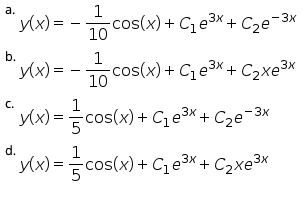 Solved Consider The Differential Equation Given By: Which | Chegg.com