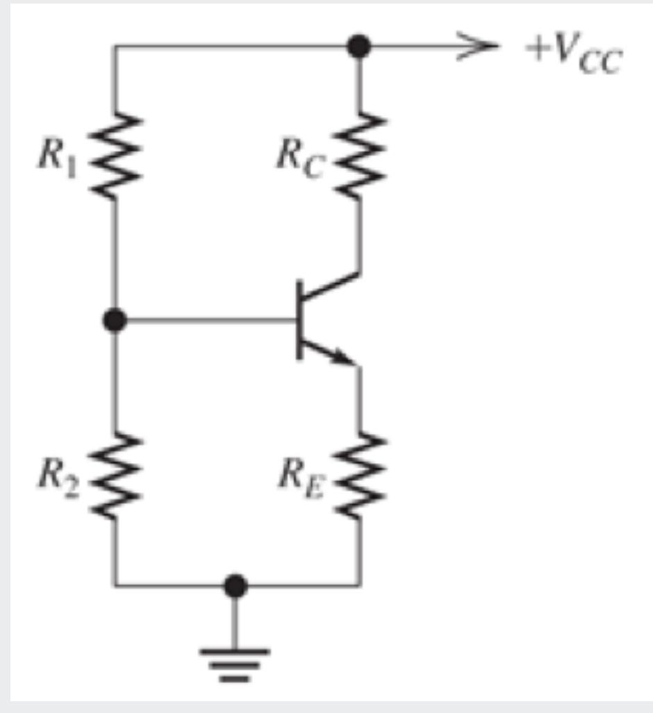 Solved In The Presented Figure VCC = 16 V, R1 = 220 KΩ, R2 = | Chegg.com