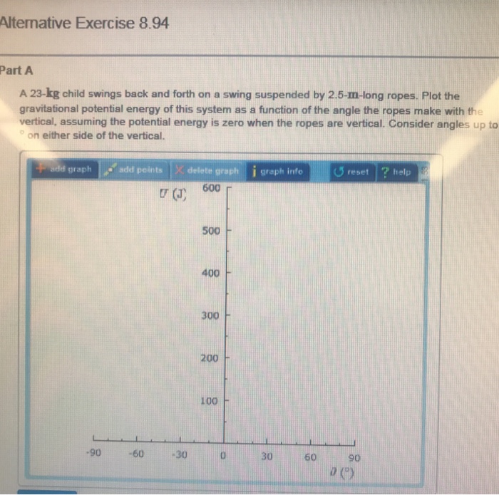 Solved Part A A 23kg child swings back and forth on a swing