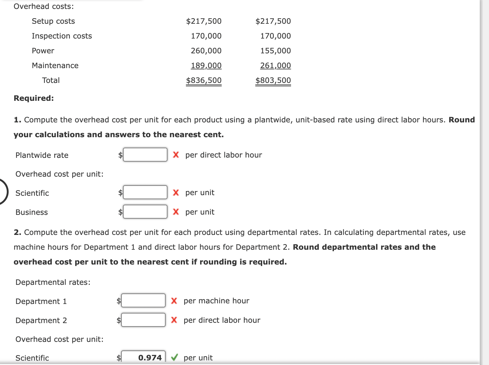 Solved Product-Costing Accuracy, Plantwide and Departmental | Chegg.com