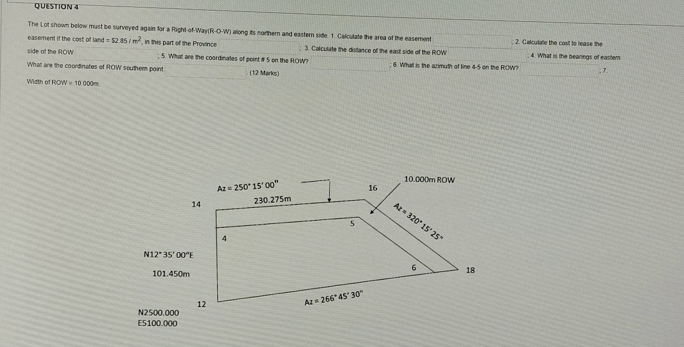 Solved Question 1) Property Line shown as fence line \#CM1 | Chegg.com