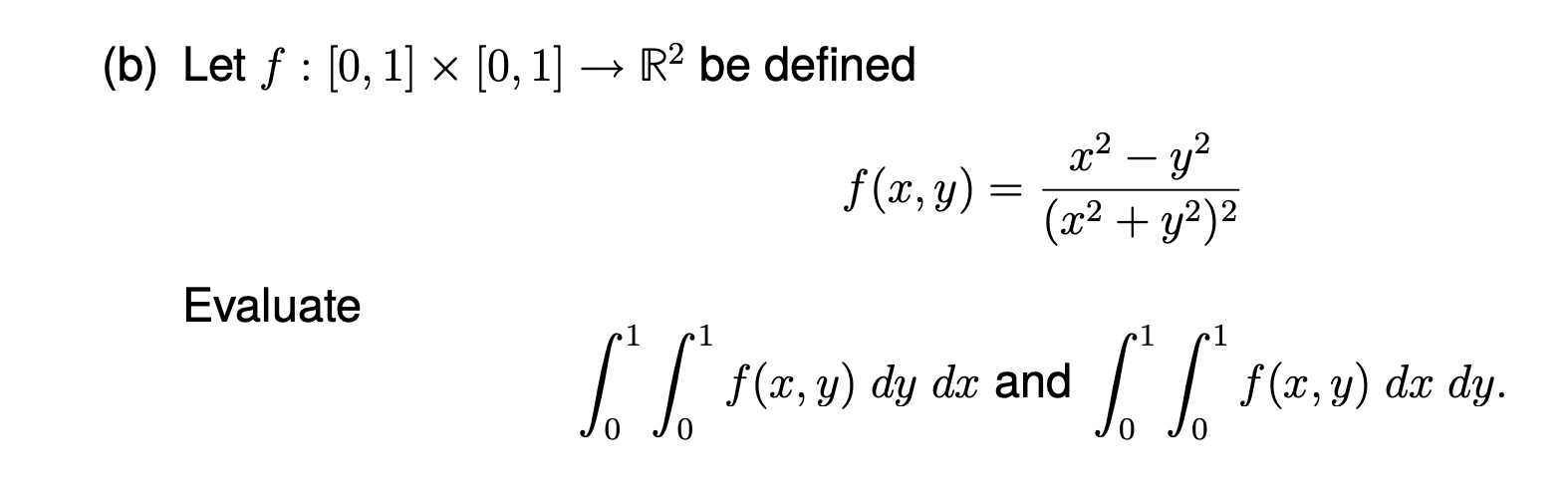 Solved B Let F [0 1]×[0 1]→r2 Be Defined