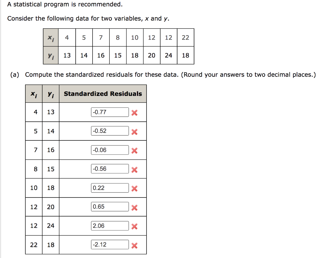 Solved A statistical program is recommended. Consider the | Chegg.com
