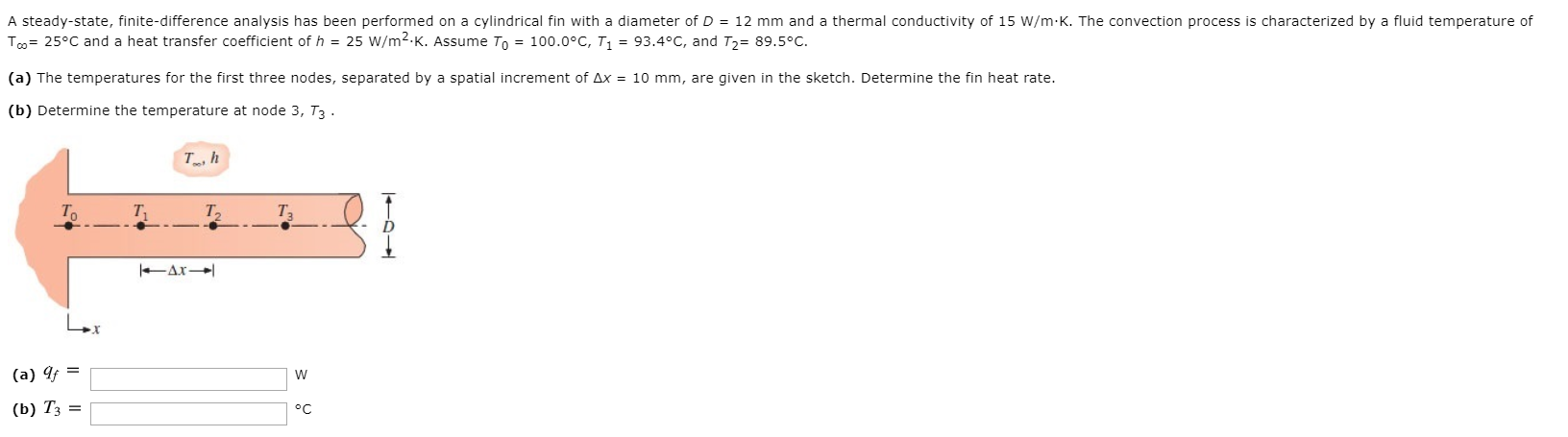 Solved A Steady-state, Finite-difference Analysis Has Been | Chegg.com