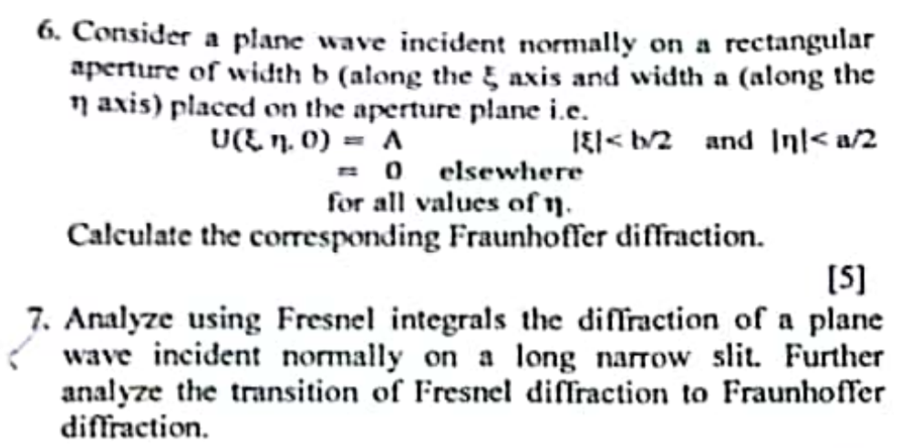 Solved 6. Consider a plane wave incident normally on a | Chegg.com