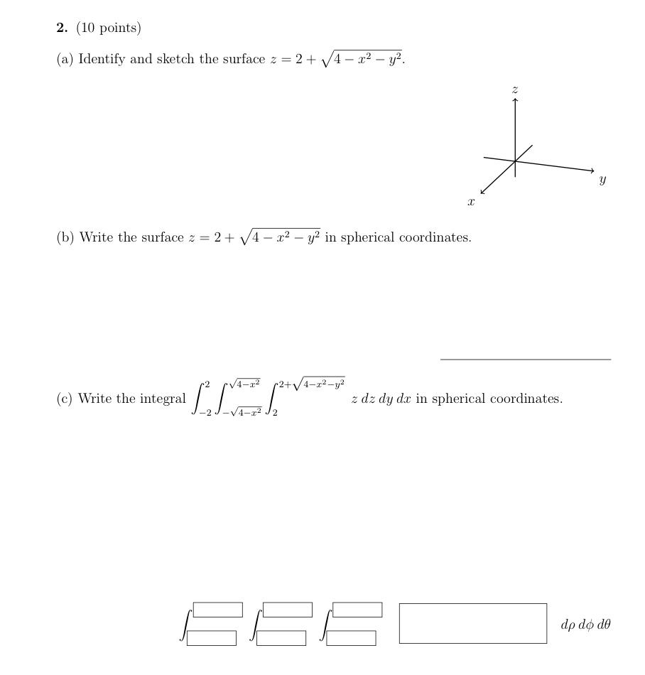 Solved A Identify And Sketch The Surface Chegg Com