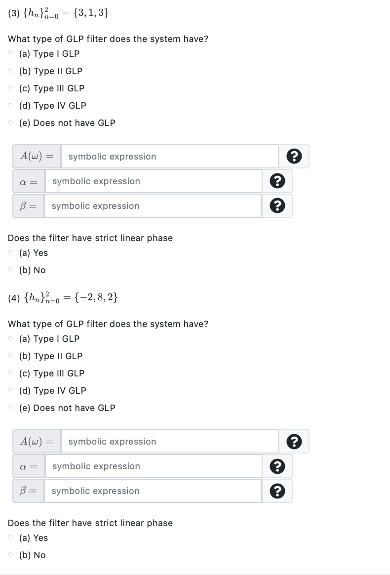 Solved The Frequency Response Of A Generalized Linear Pha Chegg Com