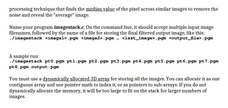 Part 11 You are given 9pgm images, all showing a nice | Chegg.com