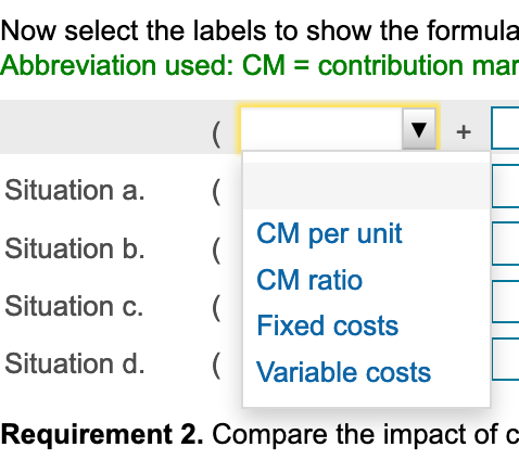 Requirement 1. For each of the following independent | Chegg.com