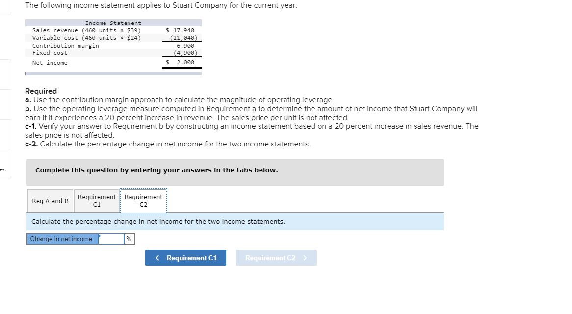 Solved The following statement applies to Stuart
