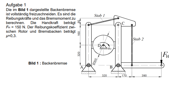 Stab1 Aufgabe 1 Die Im Bild 1 Dargestellte | Chegg.com