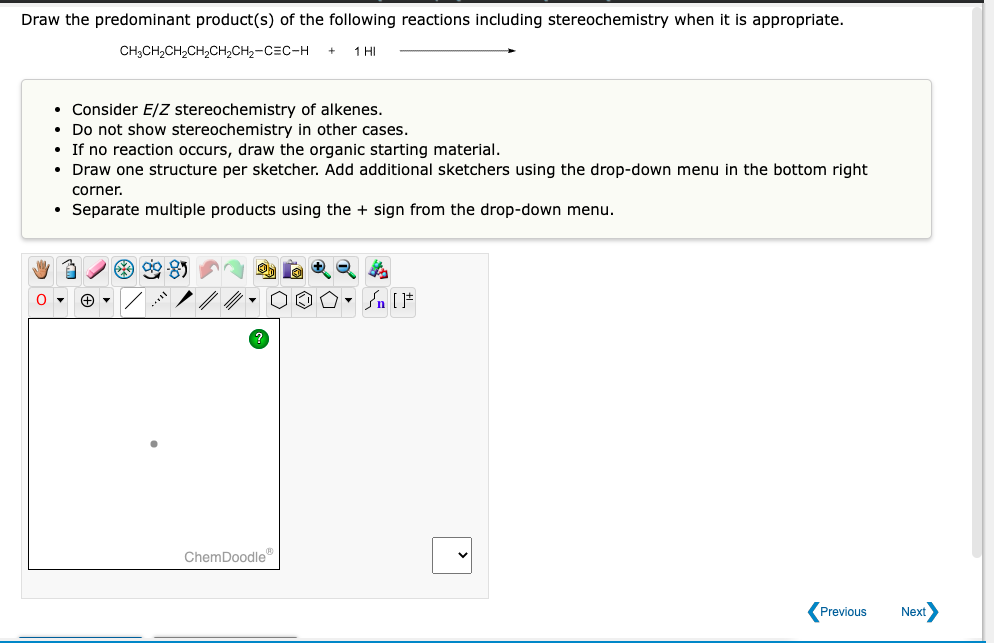 Solved Draw the major product(s) of the following reactions | Chegg.com