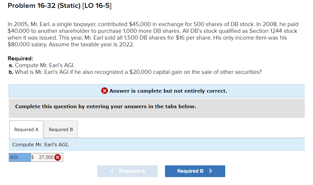 In 2005 Mr Earl A Single Taxpayer Contributed Chegg