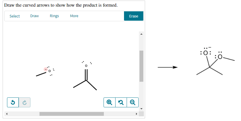 Solved Draw the curved arrows to show how the product is | Chegg.com