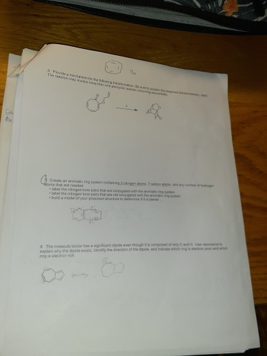 Solved How can a mechanism be proposed for #6 and is my | Chegg.com