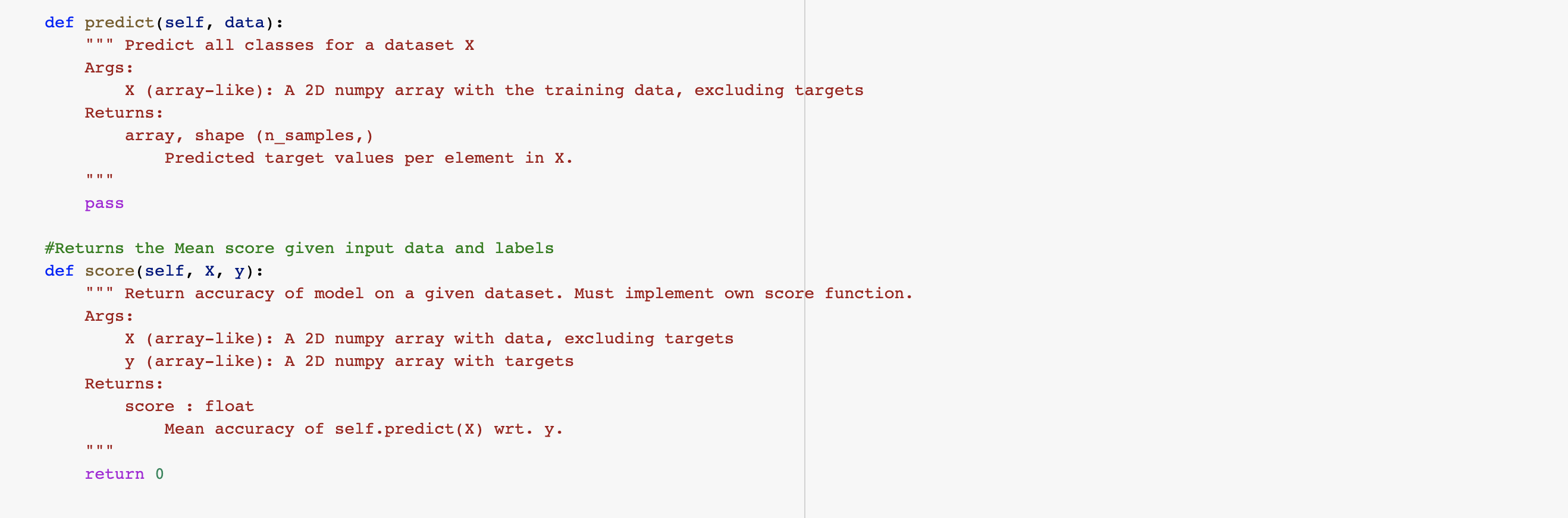 I need help writing a K-Nearest Neighbor algorithm | Chegg.com