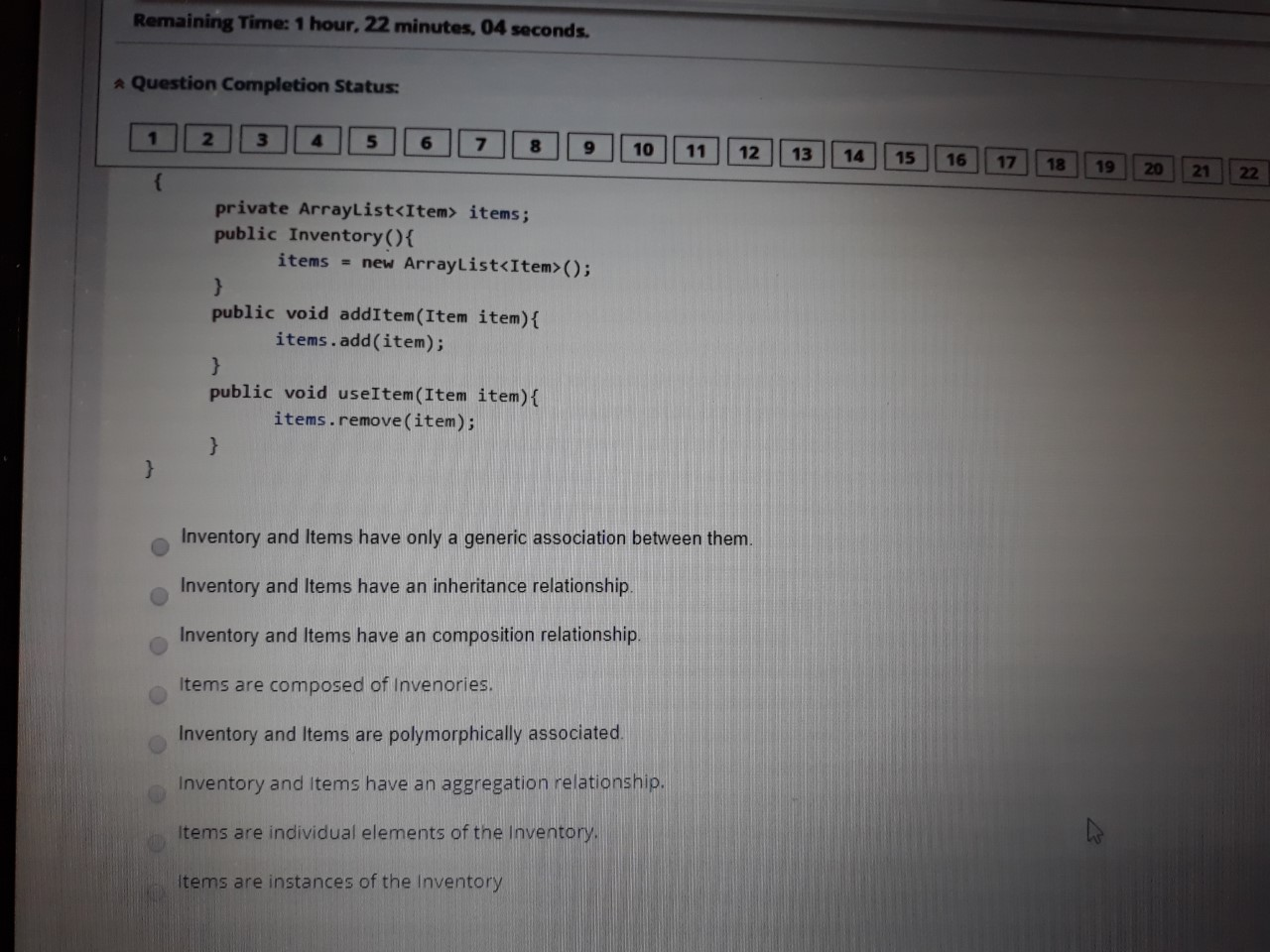 Solved * Question Completion Status: 1 2 3 4 5 6 7 8 9 10 11 | Chegg.com