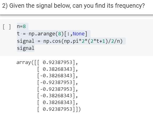 Solved 2) Given the signal below, can you find its | Chegg.com