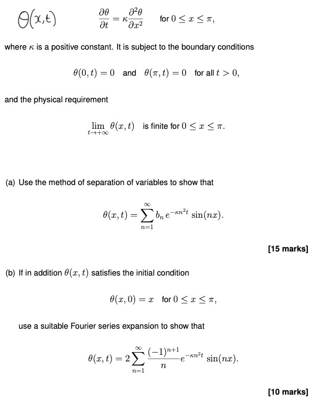 Solved O X T Ae At K e Ac2 For 0 Chegg Com