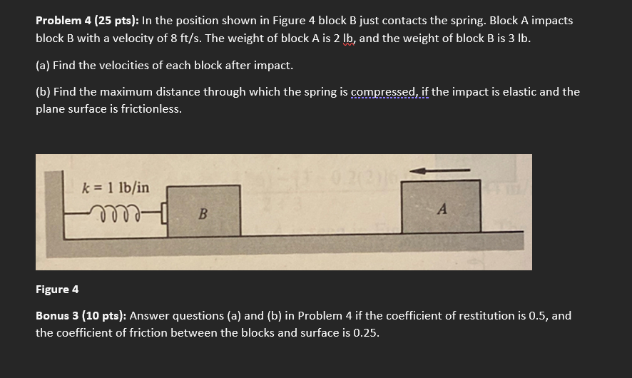 Solved Problem 4 (25 Pts): In The Position Shown In Figure 4 | Chegg.com