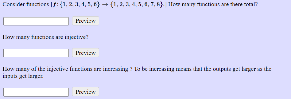 Solved Consider functions | Chegg.com