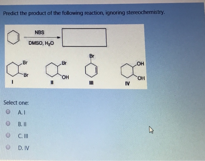 Solved Predict The Product Of The Following Reaction, | Chegg.com