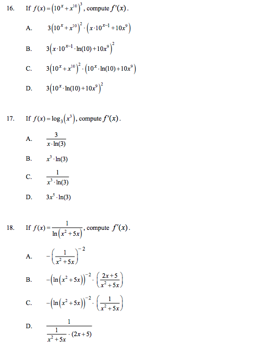 Solved 16 If F X 10 Xiº Compute F X A 3 10 X Chegg Com