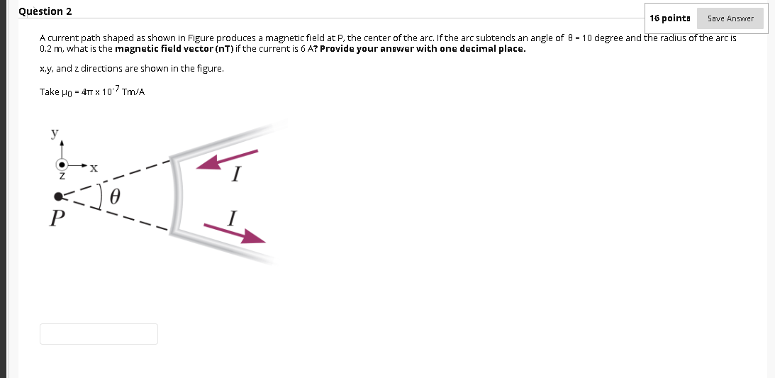 Solved Question 2 16 points Save Answer A current path | Chegg.com