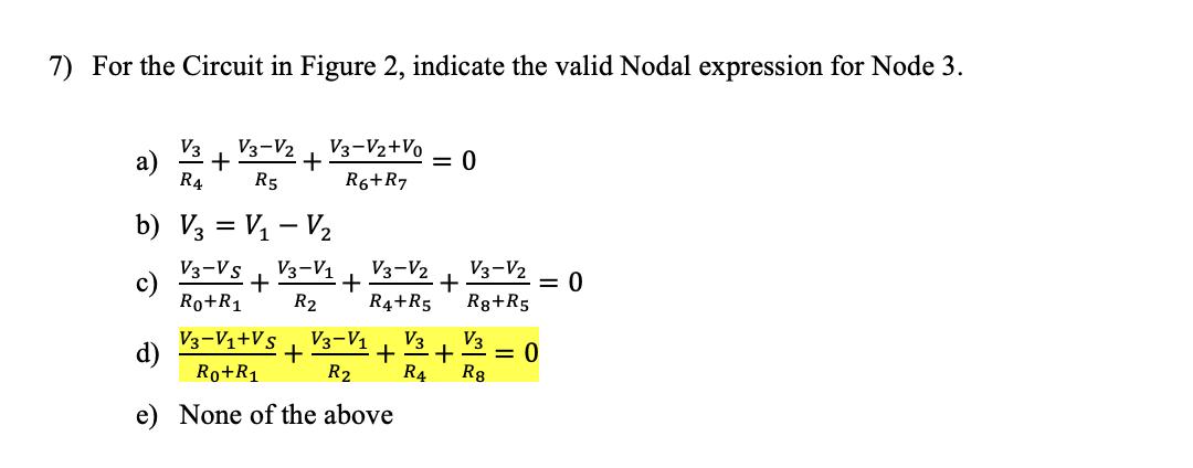 Solved 4) For the Circuit in Figure 2, determine the number | Chegg.com