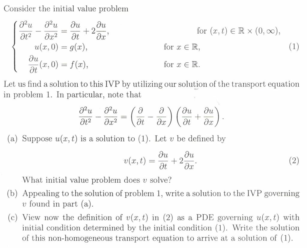 Consider the initial value problem | Chegg.com
